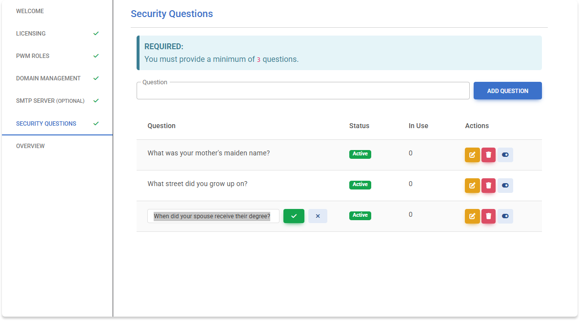 Security Questions Configuration2